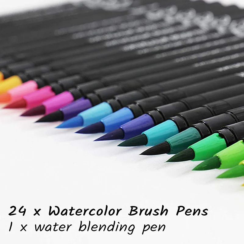 Фломастеры Magicfly с двойным наконечником и кисть для хайлайтера раскрашивания