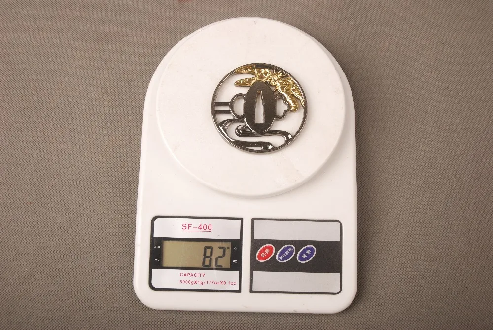Красивый и изящный Сплав Tsuba ручная защита для японского самурайский меч катана