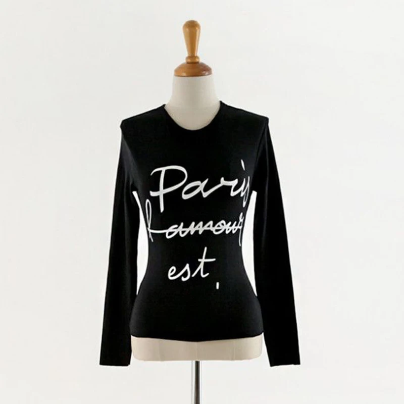 Женская футболка новинка 2019 женские футболки модные топы с буквенным принтом