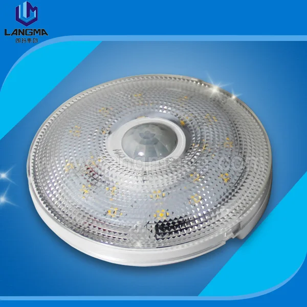 Лучшие продажи 10 М датчик PIR AC100-240V 7 Вт Потолочный Mount led pir Света Лампы Светильники