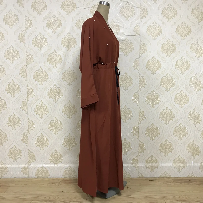 F8874 элегантный турецmah Турецкая абайа полная длина Jilbab Дубай женский мусульманский
