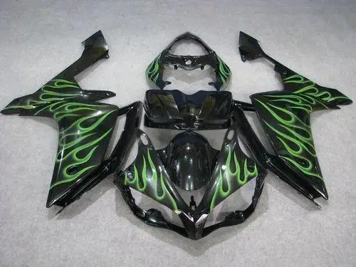 Комплект обтекателей под давлением для YAMAHA YZFR1 07 08 YZF R1 2007 2008 YZF1000 yzfr1 ABS черный