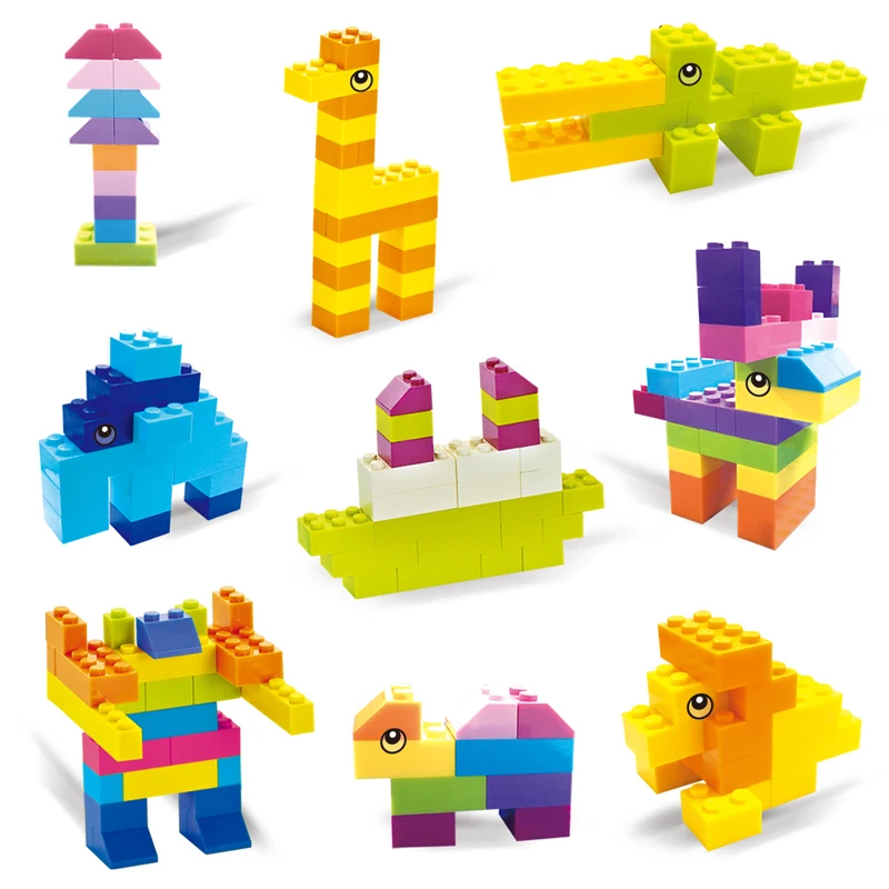2000 шт. строительные блоки Legoings город DIY Творческий кирпич основная Модель Цифры
