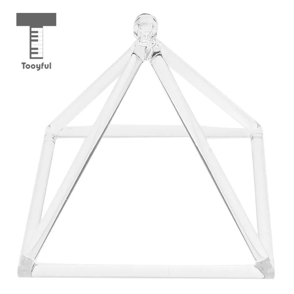 Tooyful Quartz Crystal пение Пирамида Note Third Eye Chakra для релаксации звук 7 дюймов|chakra pyramid|chakra