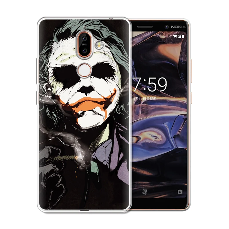 Чехол с Бэтменом джокером фламинго для Nokia 1 3 5 8 6 2 7 Plus 9X6 2018X7X3 |