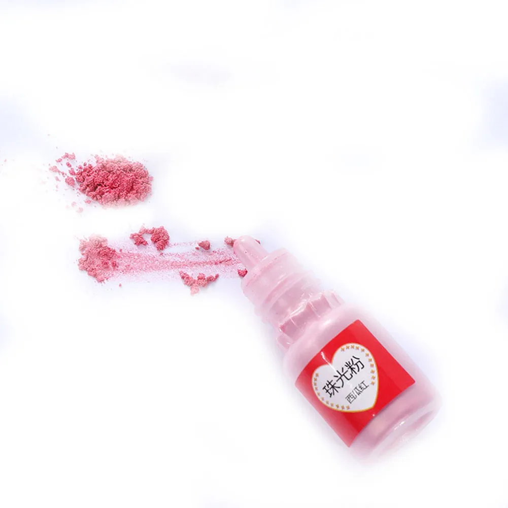 Watermelon red Новые Ремесла пигмент порошок перламутровая слюда УФ Смола эпоксидный порошок DIY ремесла аксессуары MK - Цвет: Watermelon red