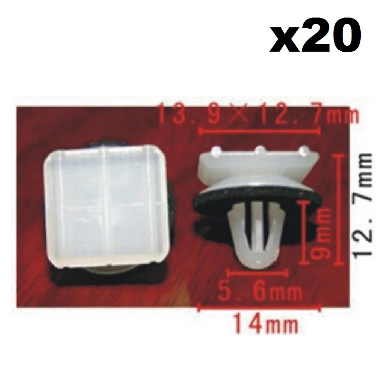 

20x нейлоновый фиксатор B133 для Honda