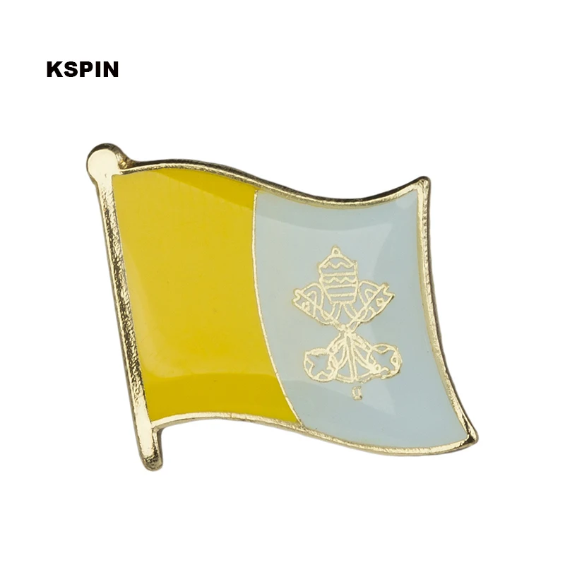 

Vatican flag pin lapel pin badge Brooch Icons 1PC KS-0058