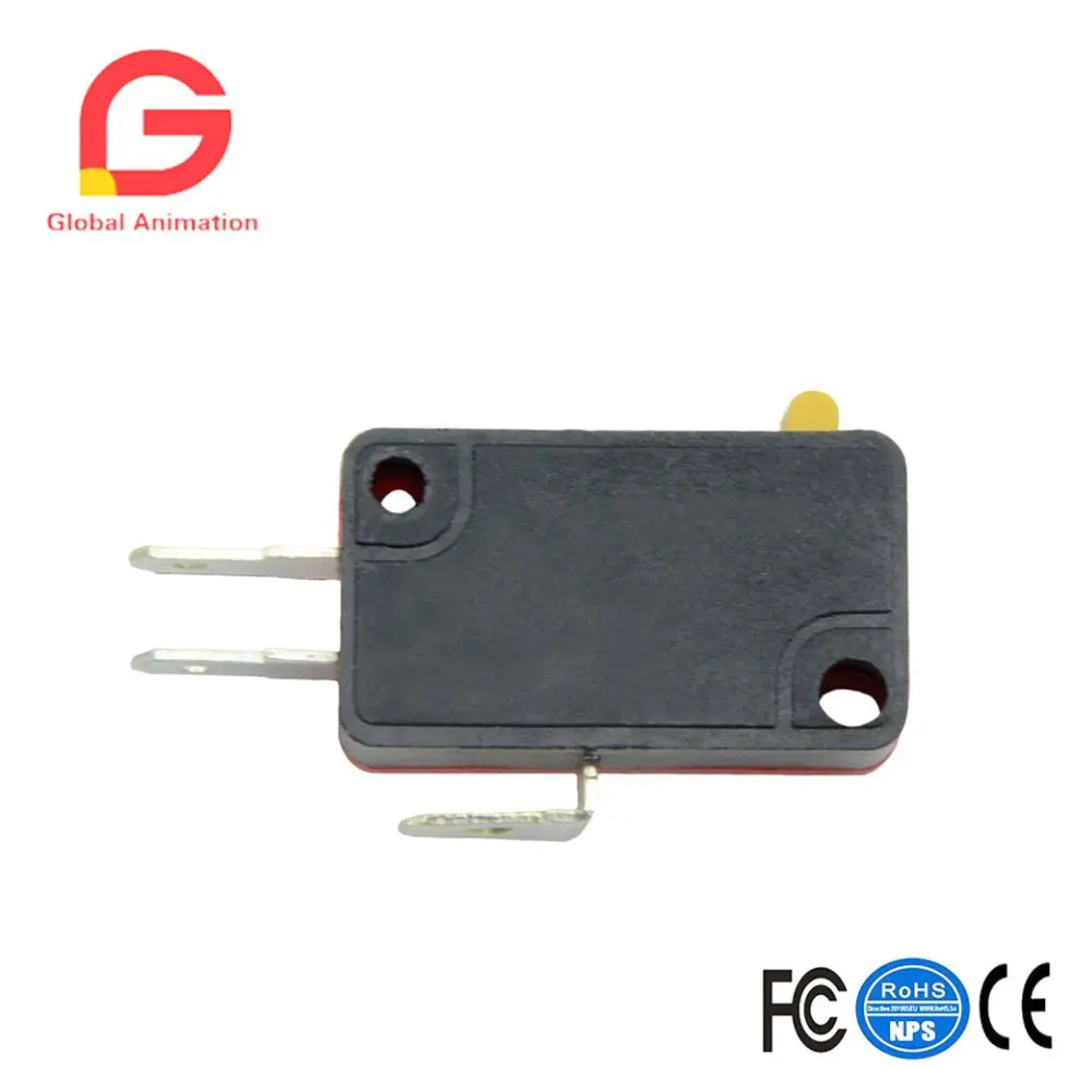 20 шт. 3 Pin микро переключатель для Аркады кнопочный переключатель|arcade switch|3 arcademicro