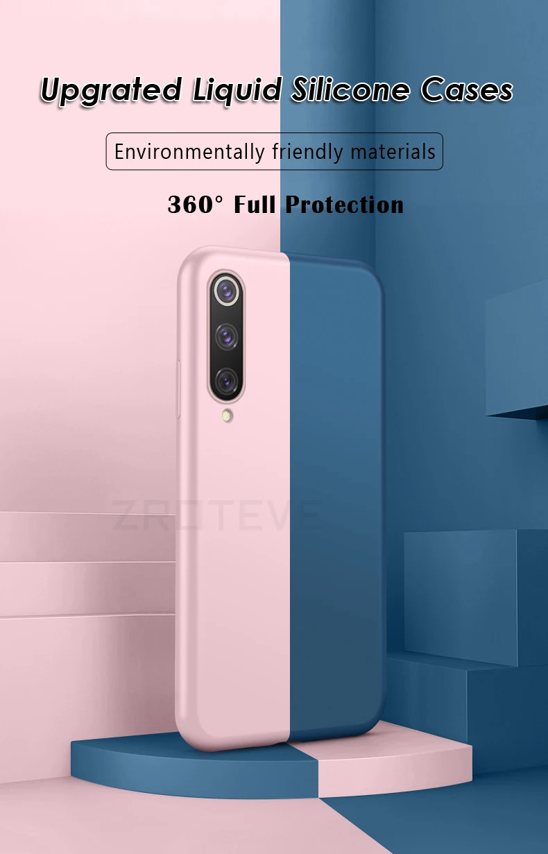 Mi 9 чехол ZROTEVE жидкий силиконовый чехол для Xiaomi mi 9 mi 8 Pro Чехол Xio mi 9 SE чехол для Xiaomi mi 9T mi 8 9 Lite CC9 Pro Чехол