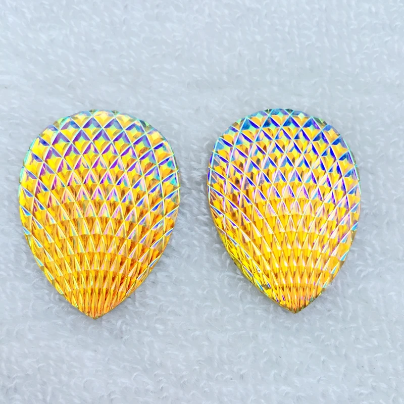 30 шт. абразивный Кабошон из смолы для самостоятельных работ бусин 30*40 мм