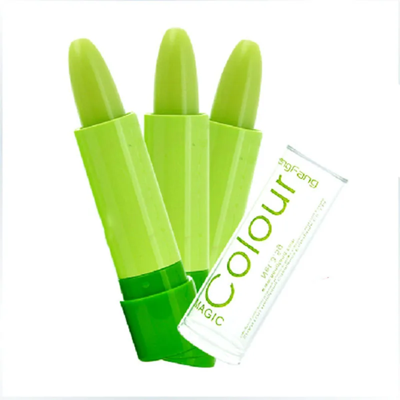 10 шт./лот Магия цвета Температура изменение помада влаги Anti Aging защиты бальзам для