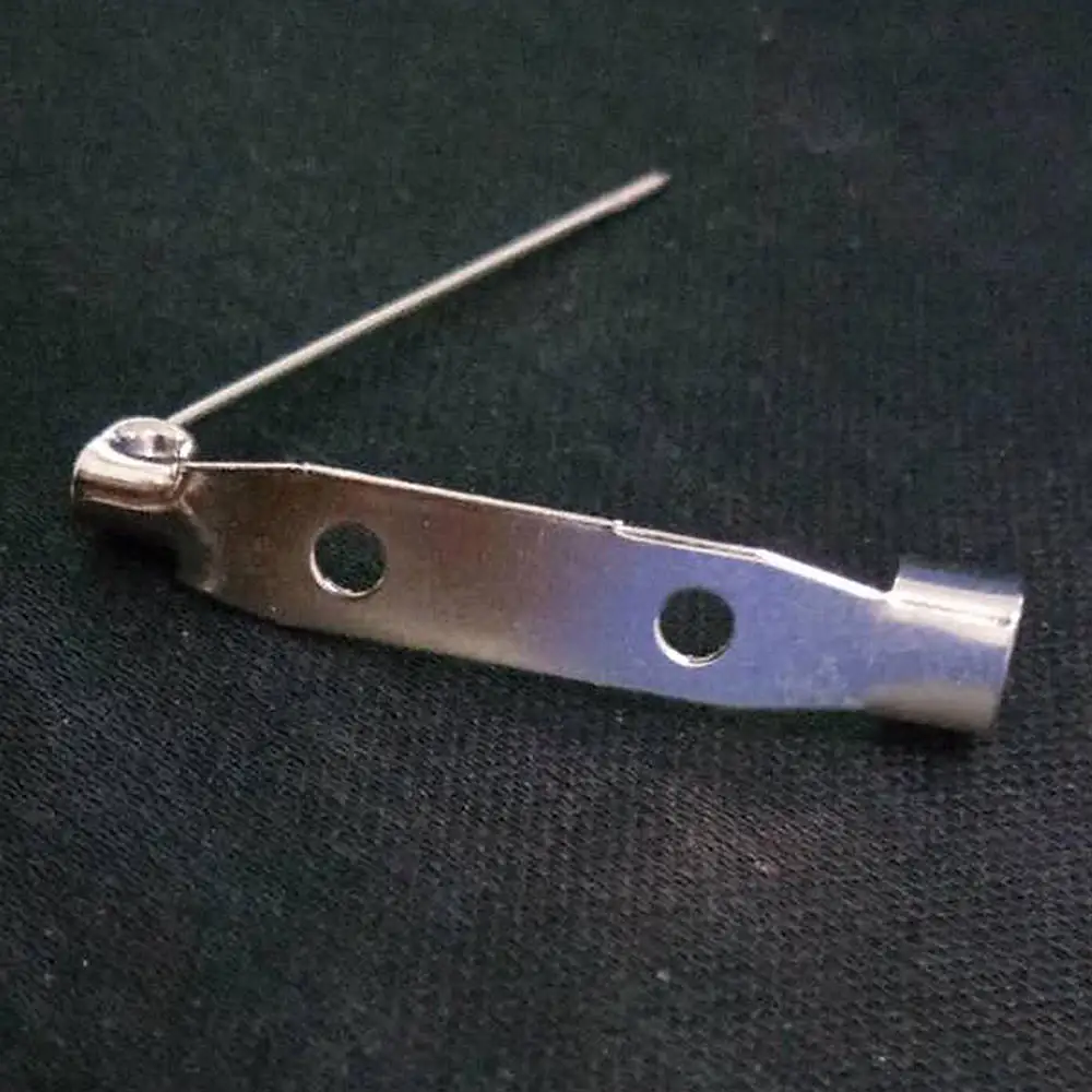 50pcs Silver Three Hole With Insurance Buckle Safety Pin Strong Discovery DIY Sewing Tool Accessories Clothing | Украшения и