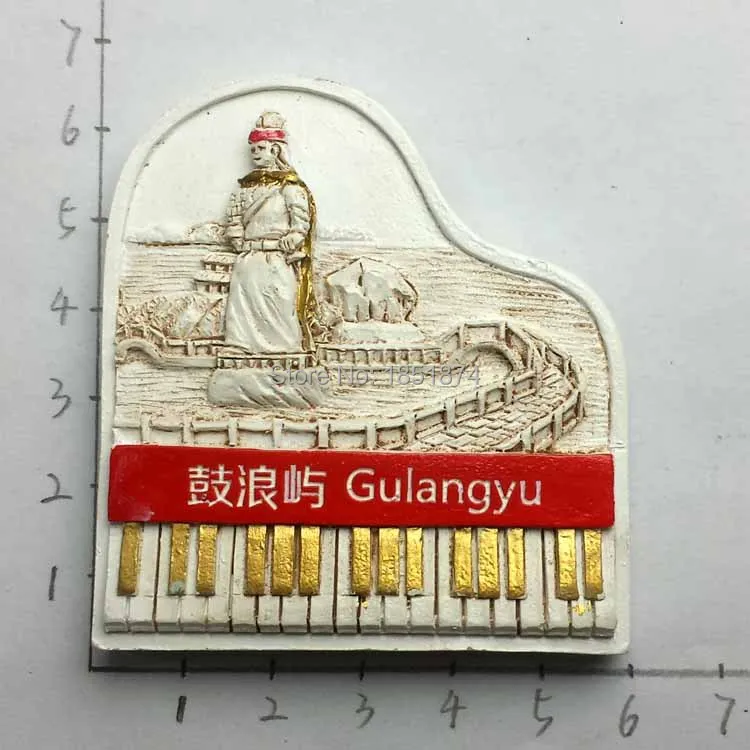 Горячая Распродажа тапочки gulanyu пианино ложка 3D магниты на холодильник Китай Туризм сувениры холодильник магнитные наклейки коллекция