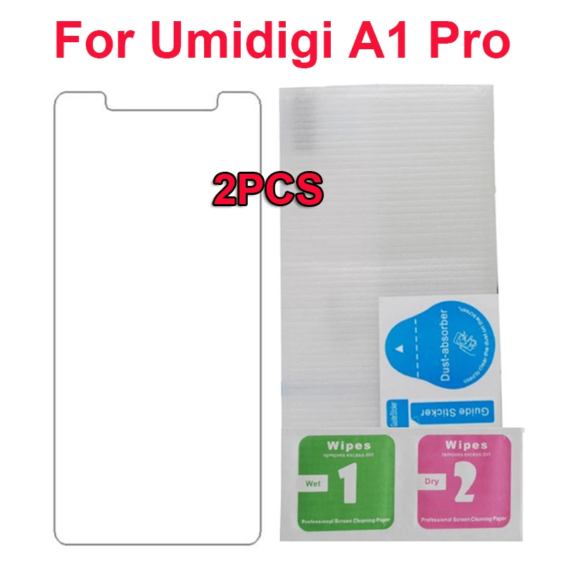 2 шт. для Umidigi A1 Pro 4G чехол из закаленного стекла Взрывобезопасное ультратонкое