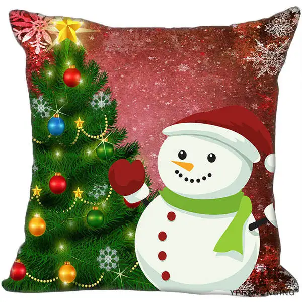 Square Pillowcases Заказная декоративная наволочка Mrry Рождественская квадратная Наволочка на молнии лучший подарок 35X35,40x40,45x45 см(одна сторона) 180516-25 - Цвет: Square Pillowcases