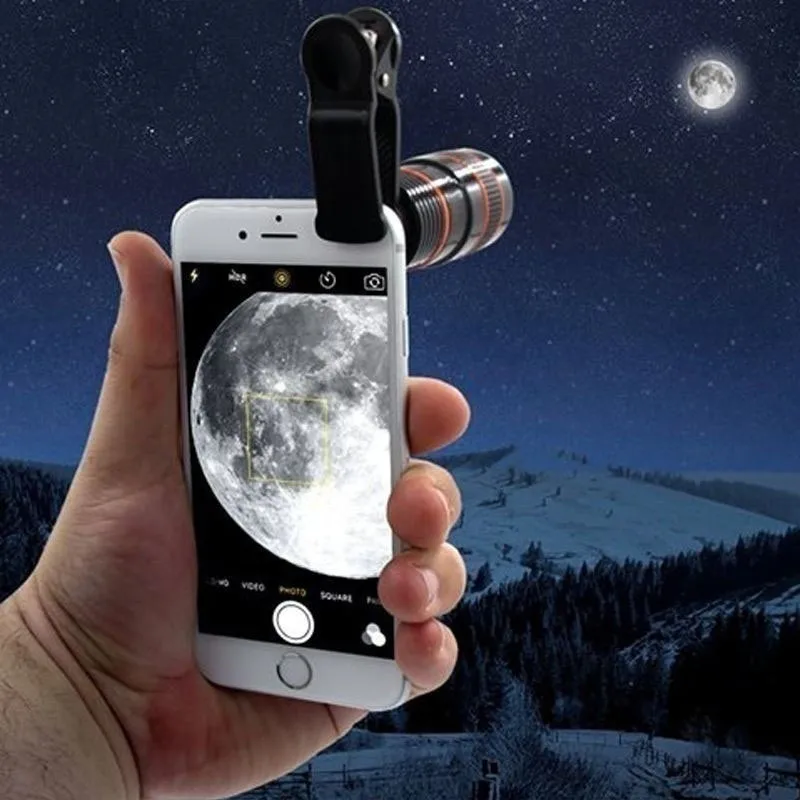 Универсальный комплект объективов для камеры телефона iPhone 7 XS Samsung Xiaomi Smartphone зум