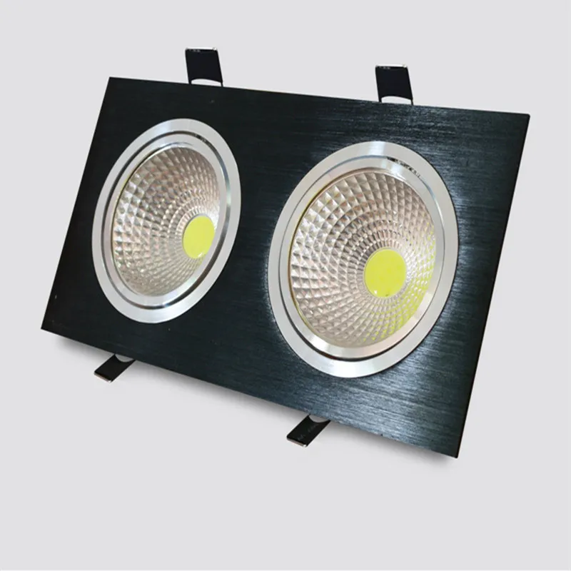 10PCS Square Bright Recessed LED Dimmable Downlight COB 7W 9W 12W Spot light decoration Ceiling Lamp AC 110V 220V | Лампы и освещение