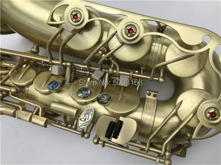 BULUKE плоский альт саксофон Eb Топ музыкальный инструмент Saxe Рисование процесс Sax