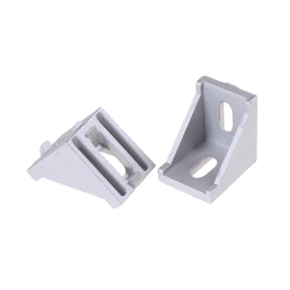 

20pcs/lot 3030 Corner Brackets Fasten L Connector for 3030 Aluminum profile Corner Fittings Angle Decorative Accessories