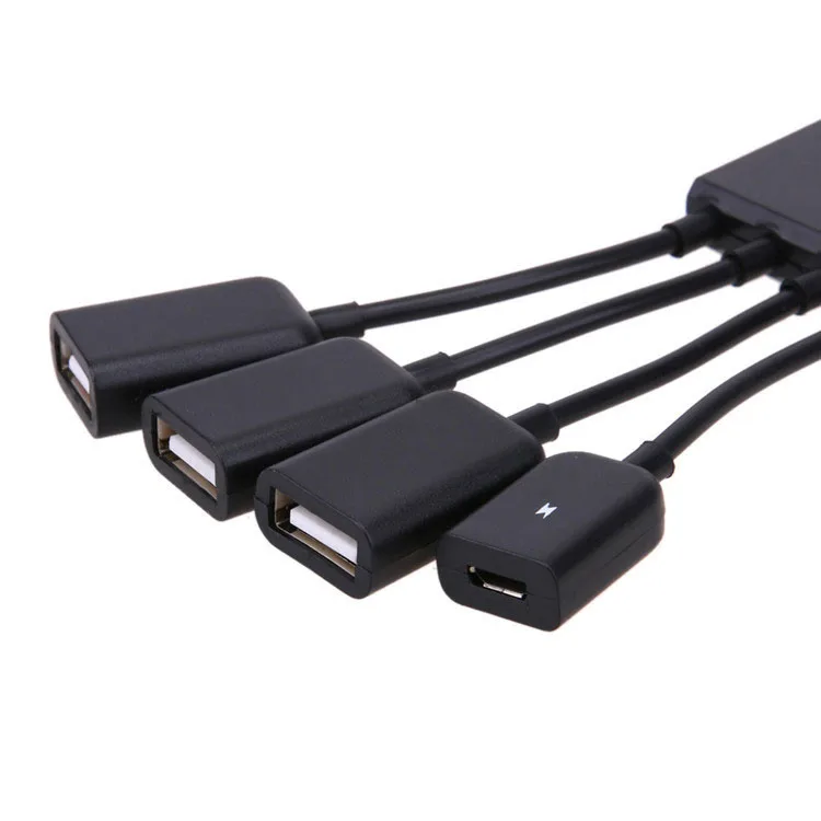 1 комплект 4 в USB 3 Type-C к Micro + порта 2 0 хост для зарядки нескольких OTG Hub Кабель