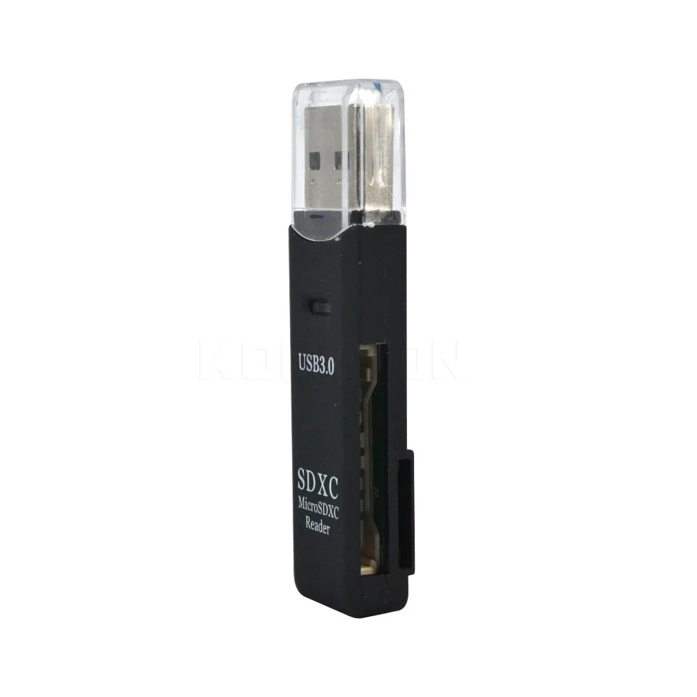Высокоскоростная кардридер Kebidu USB 3 0 Micro Secure цифровая карта памяти SDXC TF T Flash черный