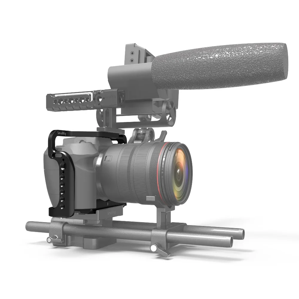 Клетка для камеры SmallRig для Canon EOS R Cage со встроенным Arca Swiss Baseplate Arri, установочное отверстие для холодной обуви-2251