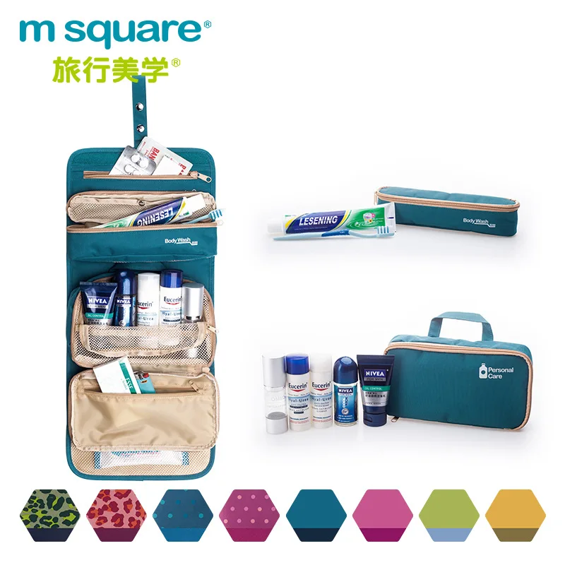 travel cosmetic bag for women men unisex high quality waterproof oxford big capacity makeup bags toiletries organizer storage | Багаж и