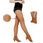 Высококачественные женские сексуальные колготки в сеточку для латинских танцев, тонкие танцевальные латиноамериканские танцы, сексуальные чулки для женщин, без подкладки для ног