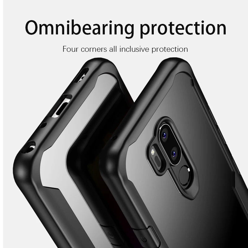 Роскошные Чехлы для мобильных телефонов LG g7 прозрачный защитный чехол 1