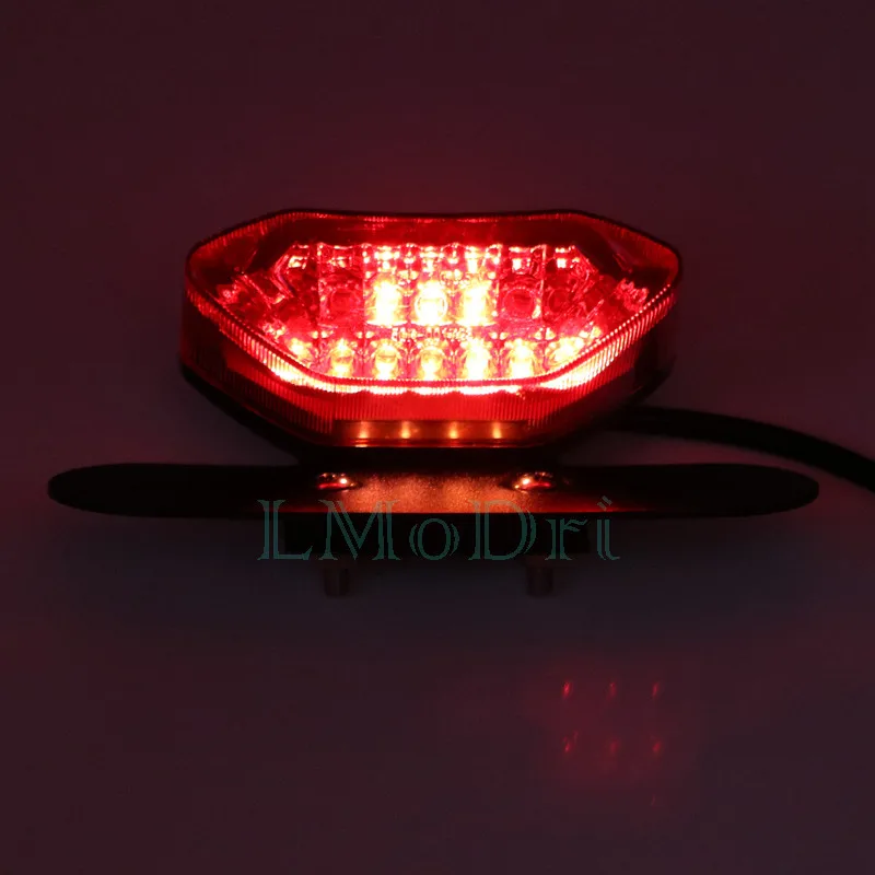 LMoDri Мотоцикл Портативный интегрированный светодиодный тормозной сигнал поворота задние фонари мотоцикл задние указатели поворота аксессуары тормозные лампы