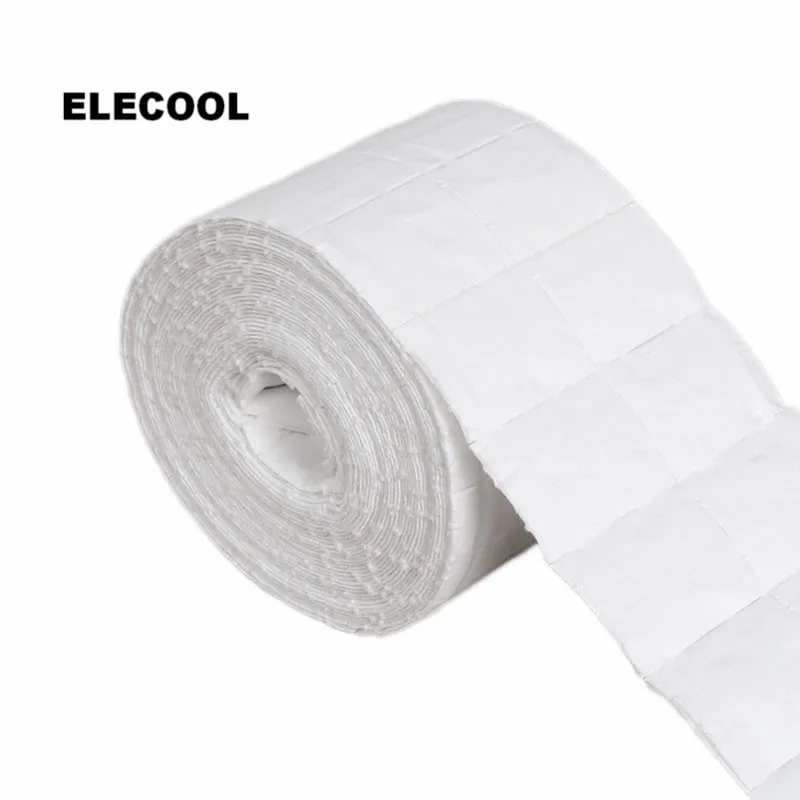 ELECOOL 300 шт. средство для удаления лака ногтей салфетки бумажные накладки