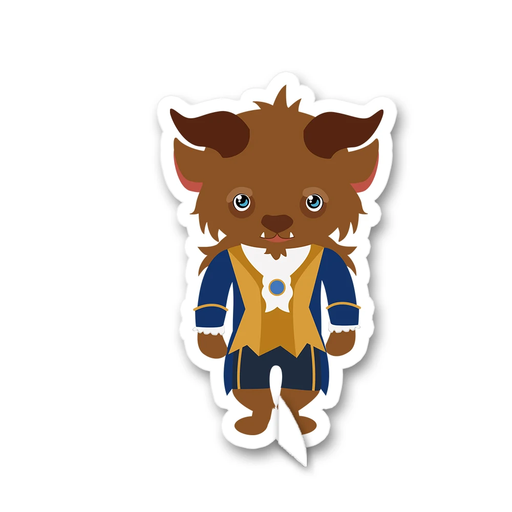 Beast Для принца и принцессы стол центральный Аладдин, жасмин фестиваль украшения для вечеринки поставки серии 4 кулоны любителей Декор - Цвет: Beast