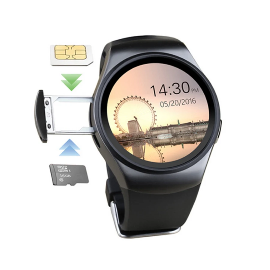 Letine Kingwear KW18 электронные наручные часы телефон Bluetooth Смарт для мужчин и женщин