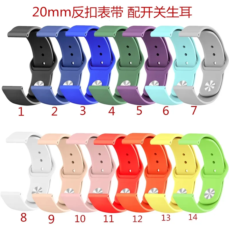 18 мм/20 мм/22 мм Smartwatch Band для samsung/Garmin/huawei/Apple watch/Motorola/Withings/Amazfit/SUUNTO/ископаемого/Ticwatch универсальный браслет