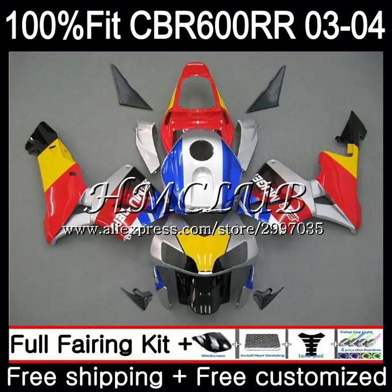 

Инжекционный завод красный для HONDA CBR 600RR 600F5 CBR600 RR 2003 2004 79HC.9 CBR600RR F5 03 04 CBR600F5 CBR 600 RR 03 04 обтекатель