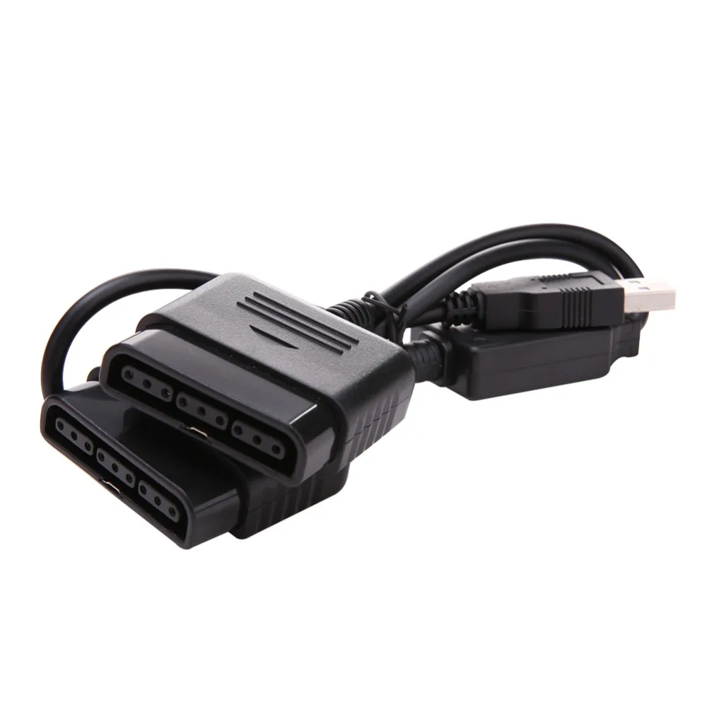 2 в 1 двойной USB порт контроллер адаптер конвертер для Sony PS1 PS2 к ПК 0 проводные аксессуары игрового