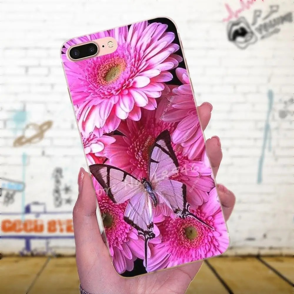 Красочные милые бабочки цветы Новинка Fundas для Galaxy J1 J2 J3 J330 J4 J5 J6 J7 J730 J8 2015 2016 2017 2018