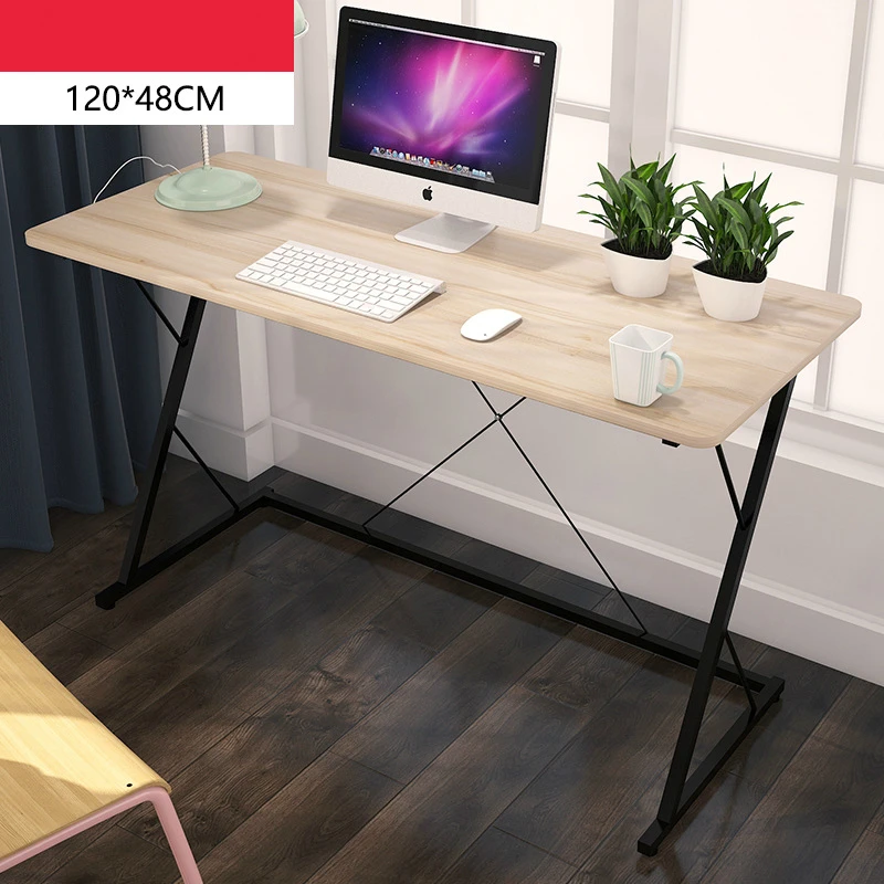 H 120x48cm Современный простой модный офисный стол высокого качества компьютерный стол для ноутбука письменный стол для учебы - Цвет: H 120x48cm