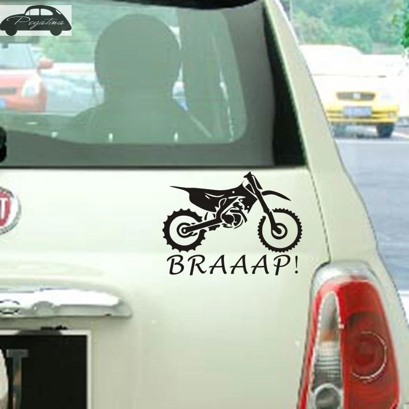 BRAAAP наклейка для мотокросса мотоциклетные плакаты виниловые наклейки на стены
