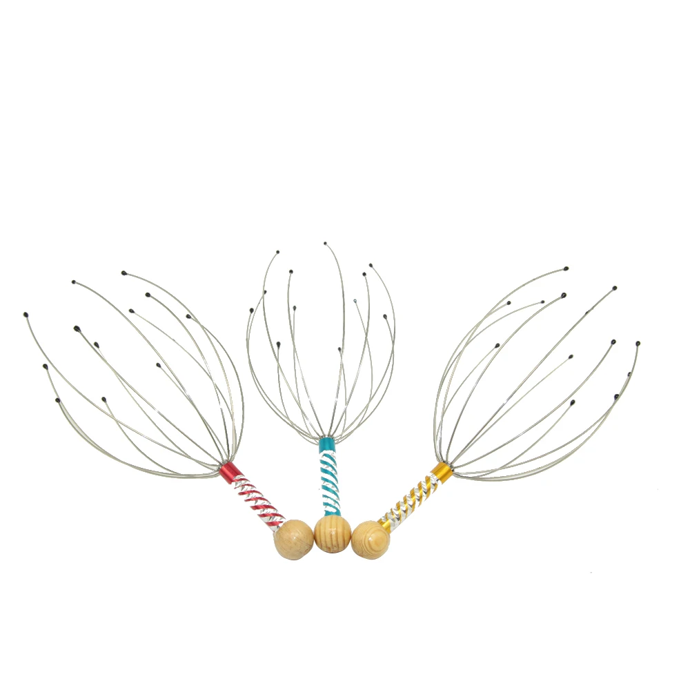

HEAD SCALP STRESS RELIEF MASSAGER OCTOPUS SCRATCH ACUPUNCTURE POINT MASSAGE TOOL
