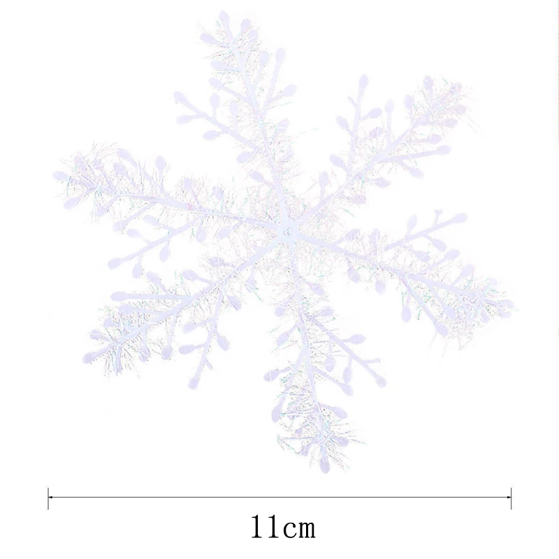 

Sale 30 Pcs Xmas Christmas Ornaments Home Decor Classic Charming White Snowflake Party Holiday