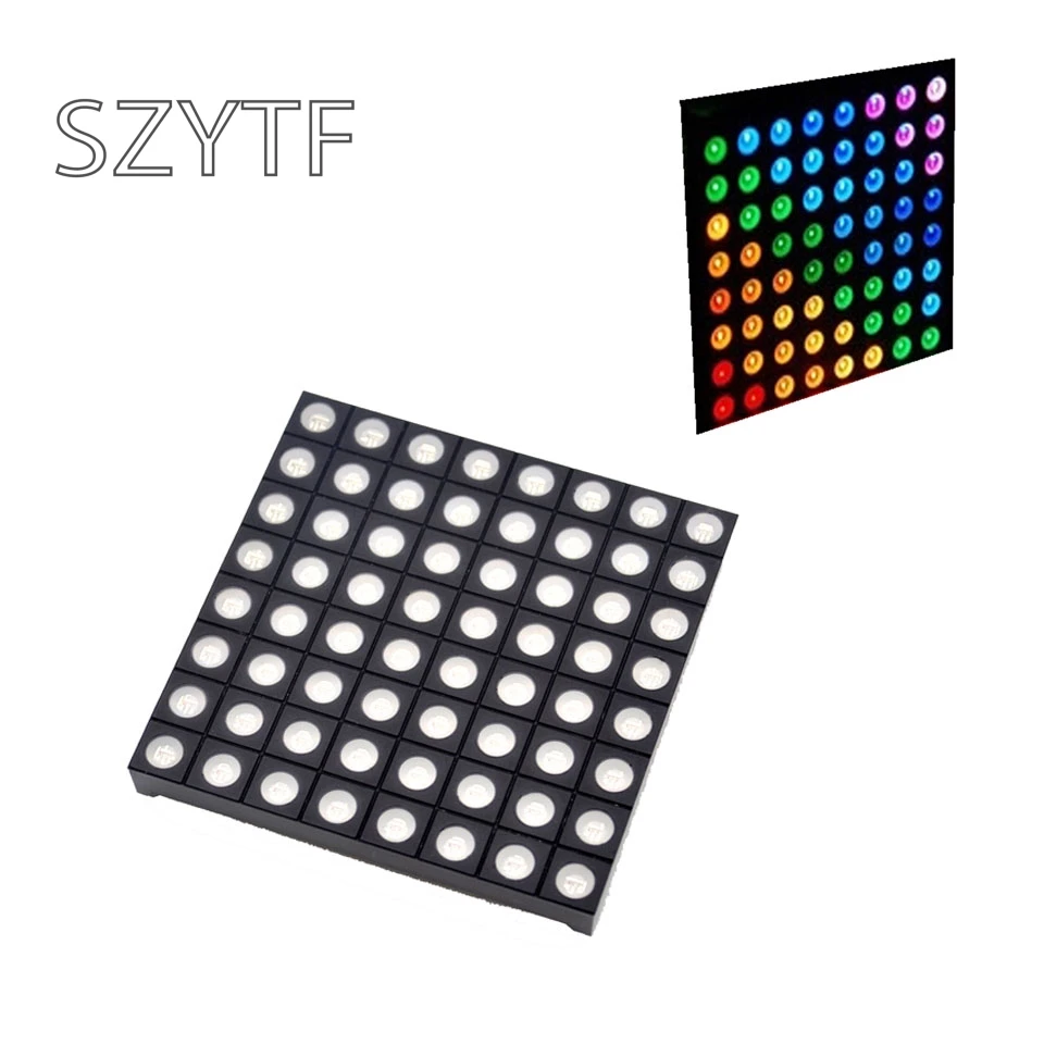 Diymore полноцветный 8x8 8*8 мини матричный цифровой тюбик | Электронные компоненты и