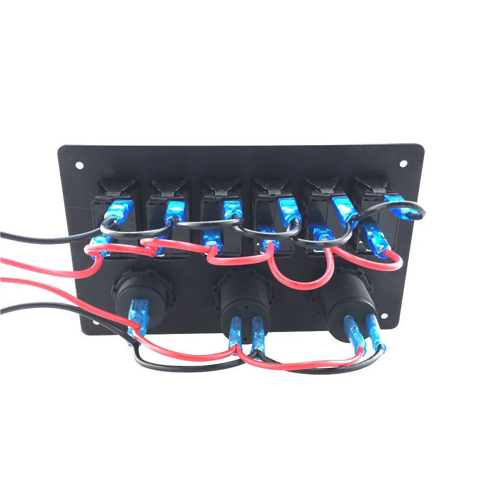 Автомобильный цифровой вольтметр для лодки + 12 В Разъем питания двойной USB