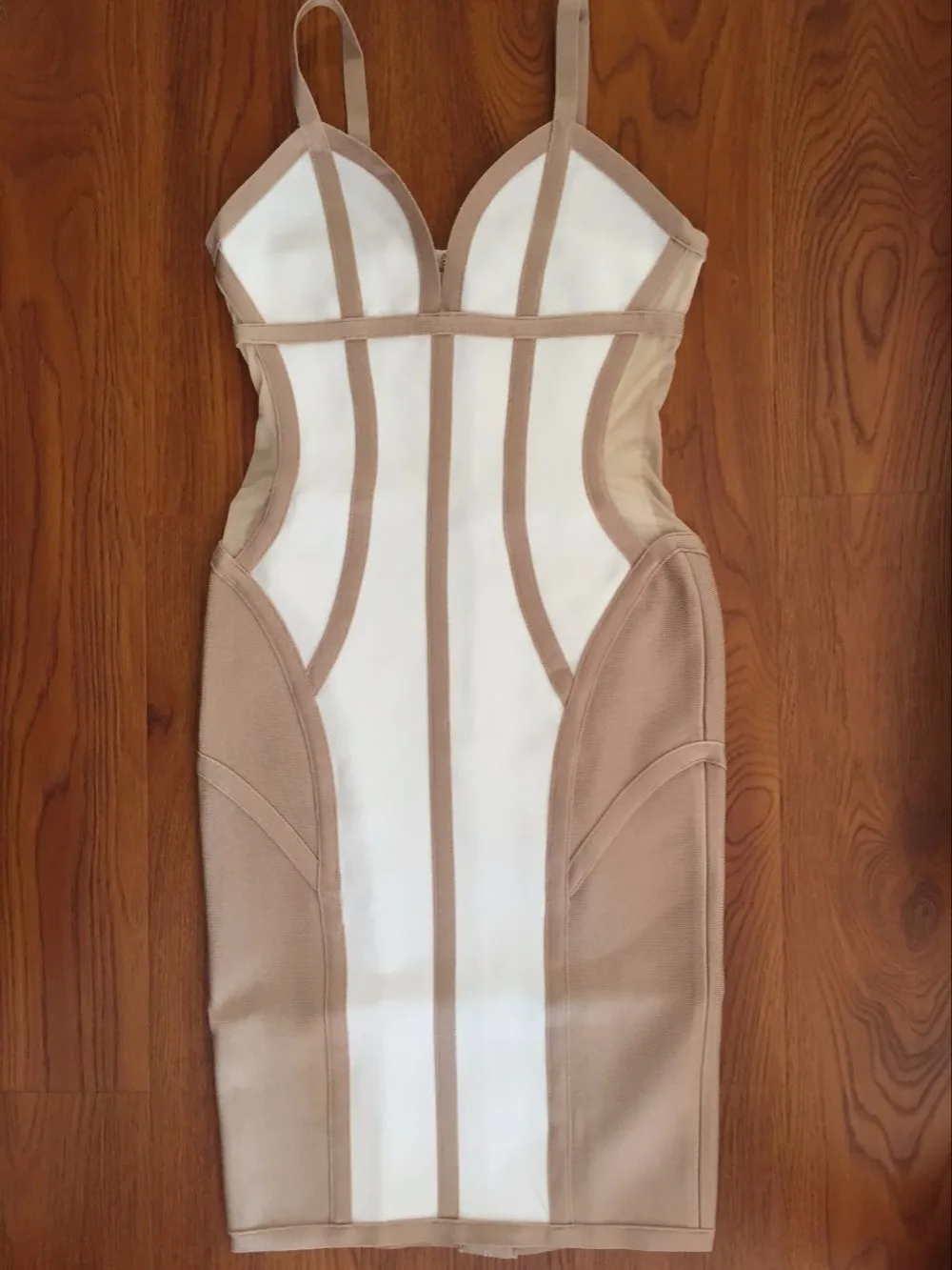 Женское облегающее платье кружевное Сетчатое розовое бежевое|bandage dress|bodycon bandage