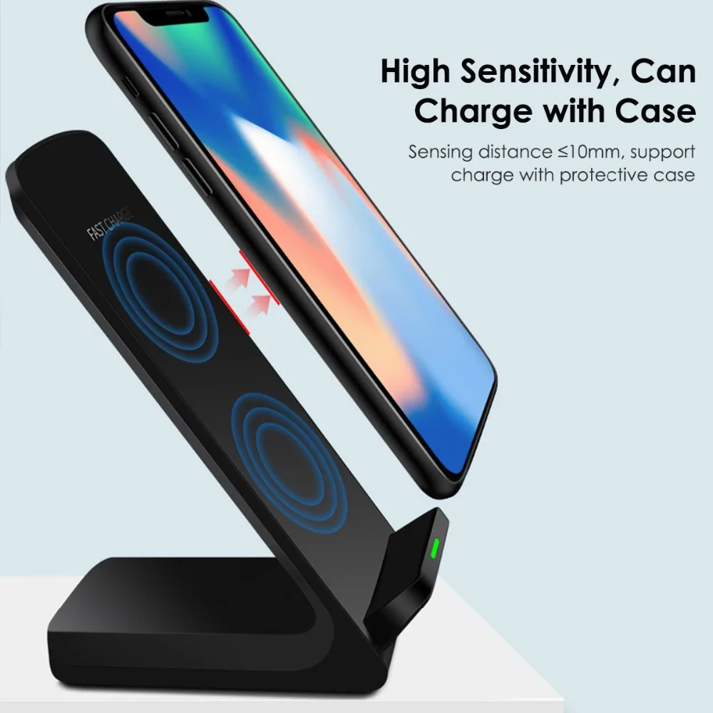 SOONHUA Высокое качество силиконовый коврик Беспроводное зарядное устройство Micro USB