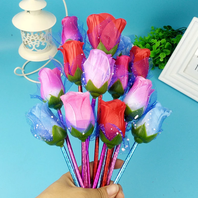 5 шт./лот 0 мм шариковые ручки с розами подарки для студентов милые корейские