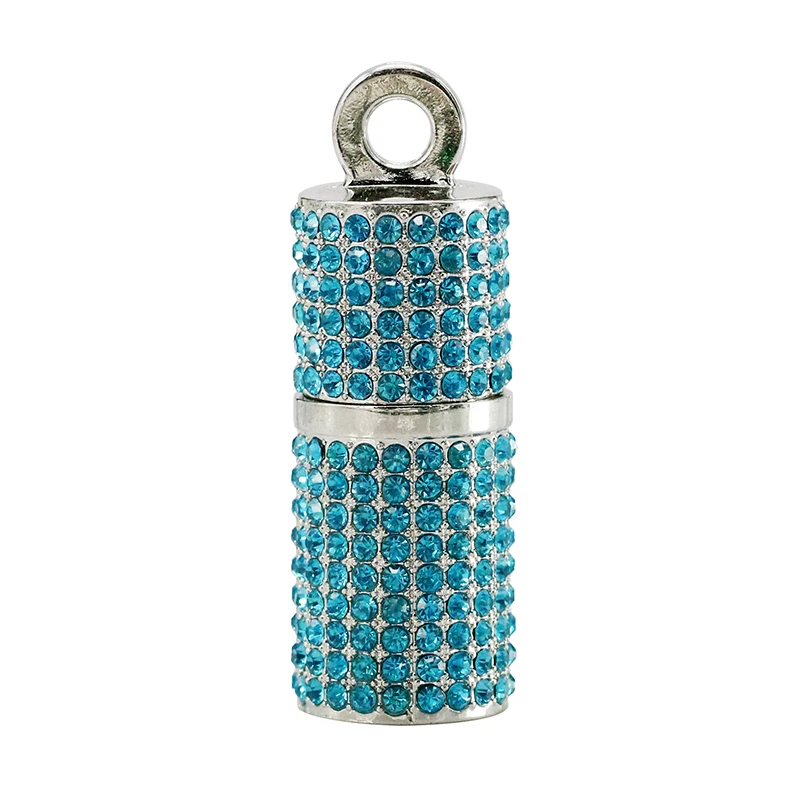 Новый цилиндрический USB флеш накопитель Bling Diamond ожерелье ювелирные изделия 32 ГБ 16