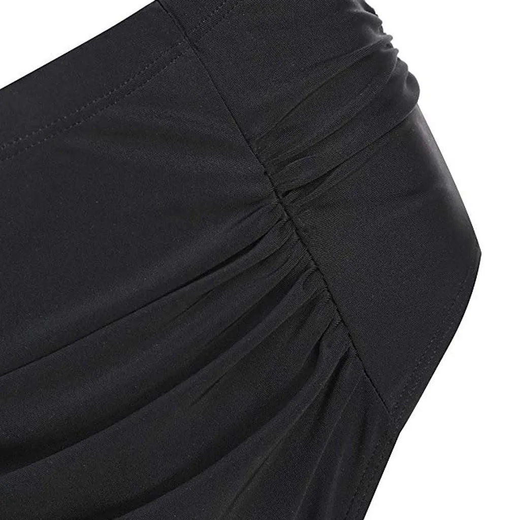 2019 популярный женский комплект бикини купальник с высокой талией принтом