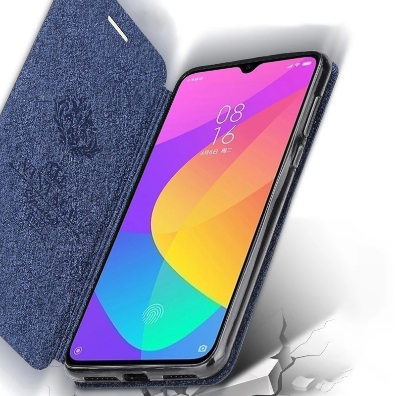 MOFi для xiaomi mi cc9 чехол глобальная версия Mofi для xiaomi cc9 чехол Флип кожаный для xiaomi mi cc9 чехол силиконовый cc9 чехол